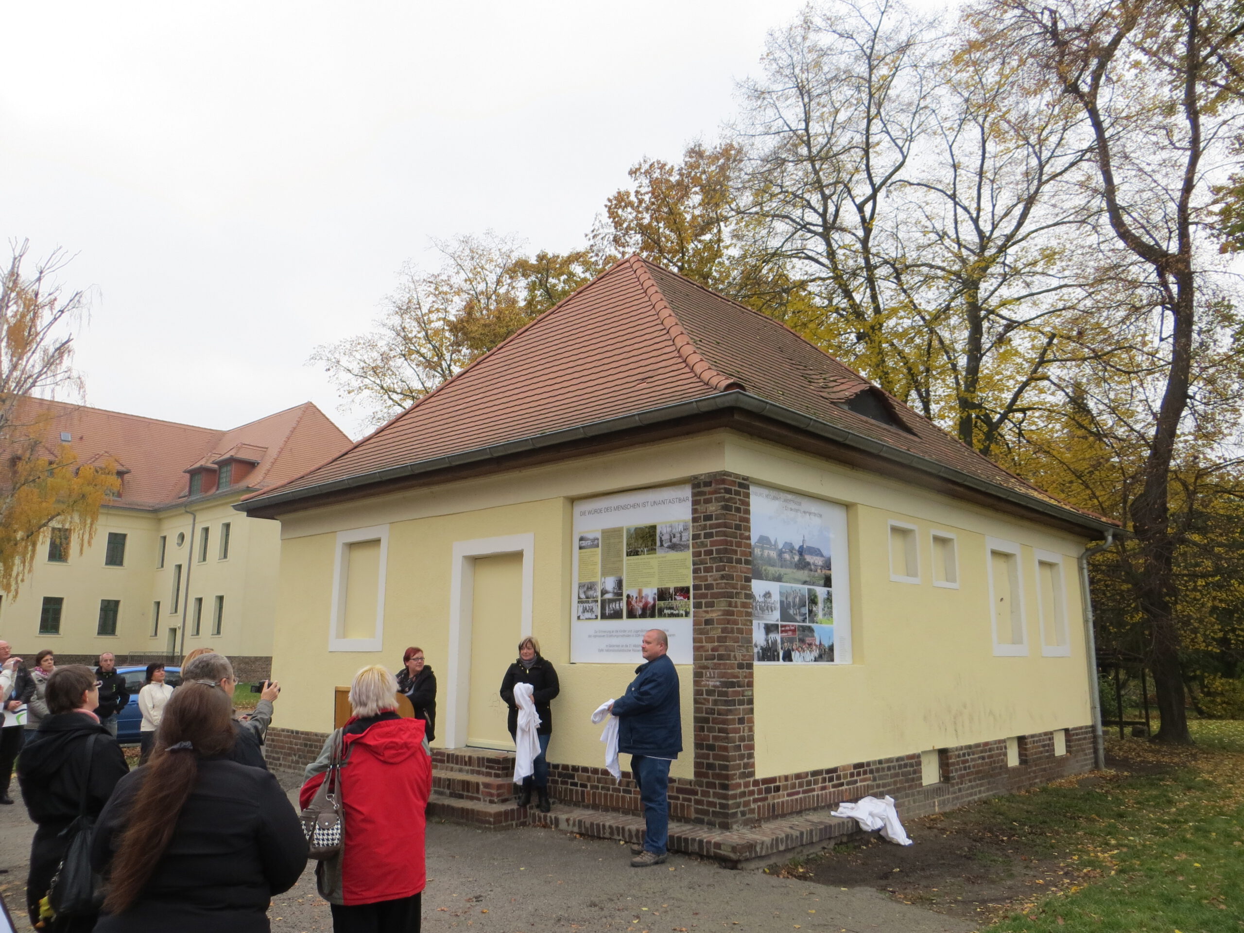 Einweihung der Informations- und Erinnerungstafeln für das ehemalige DDR-Spezialheim Eilenburg